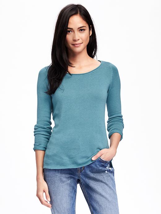 View large product image 1 of 1. Classic Crew-Neck Sweater for Women