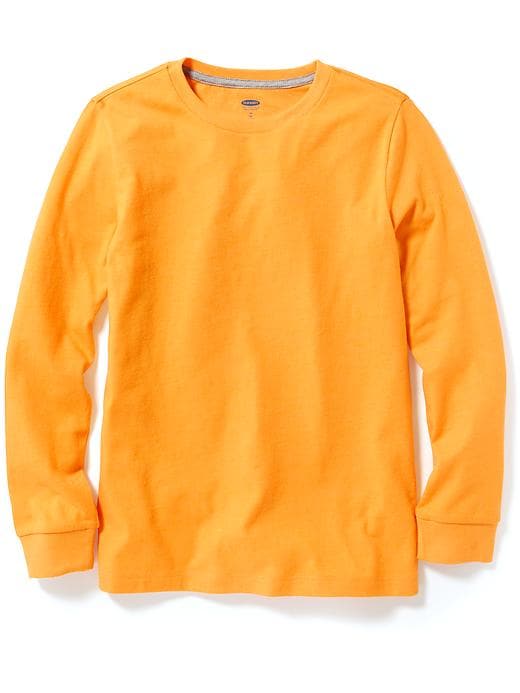 View large product image 1 of 1. Jersey Crew-Neck Long-Sleeve Tee For Boys