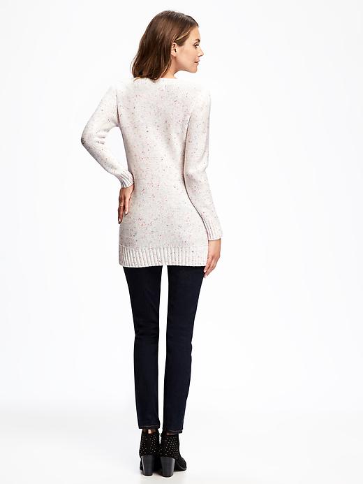 Image number 2 showing, Maternity Classic Cable-Knit Pullover