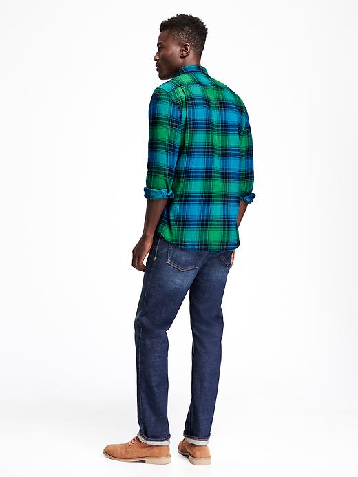 Image number 2 showing, Regular-Fit Plaid Flannel Shirt for Men