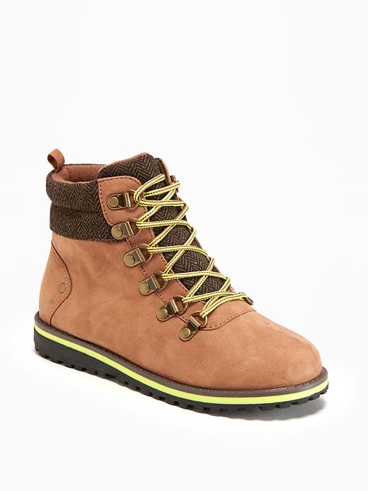View large product image 1 of 3. Sueded Hiking Boots for Boys