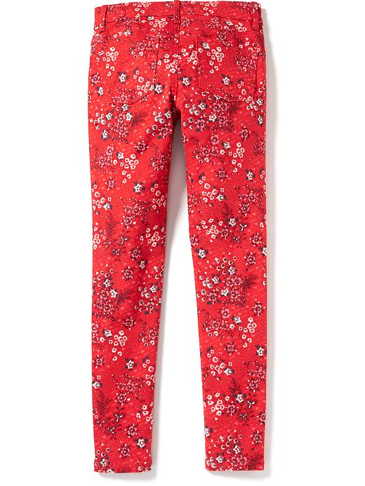 View large product image 2 of 2. Floral Jeggings for Girls