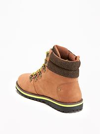View large product image 3 of 3. Sueded Hiking Boots for Boys