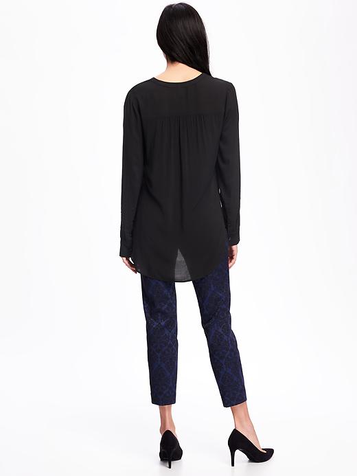 Image number 2 showing, Lightweight Popover Blouse for Women