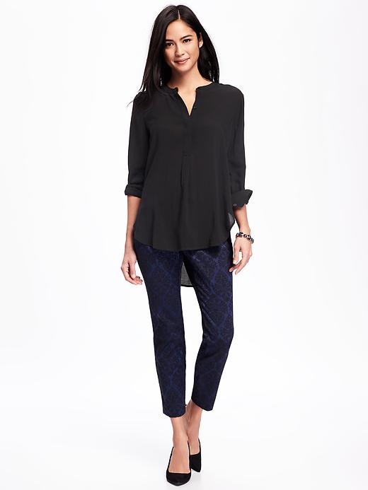Image number 3 showing, Lightweight Popover Blouse for Women