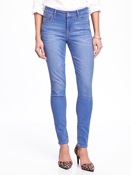 View large product image 1 of 3. Mid-Rise Rockstar Skinny Jeans for Women