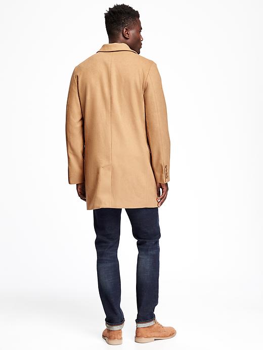 Image number 2 showing, Wool-Blend Topcoat for Men