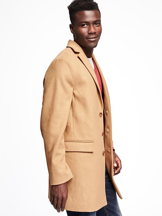 Image number 4 showing, Wool-Blend Topcoat for Men