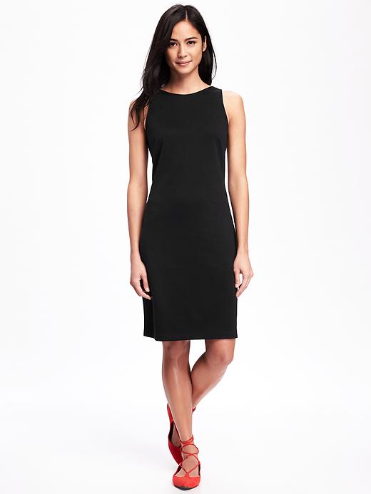 View large product image 1 of 1. Sleeveless Slim-Shift Dress for Women