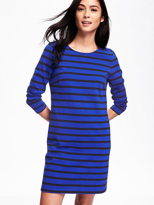 Image number 3 showing, Heavy-Knit Shift Dress for Women