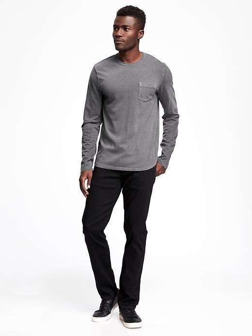 Image number 3 showing, Garment-Dyed Heavy-Weight Tee for Men