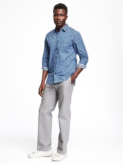 Image number 3 showing, Slim-Fit Twill Shirt For Men