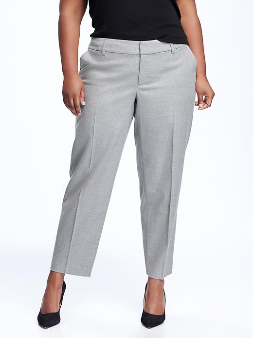 View large product image 1 of 2. Smooth & Slim Harper Plus-Size Pants