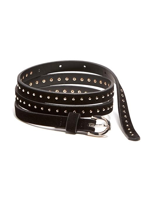 View large product image 1 of 1. Studded Skinny Belt for Women