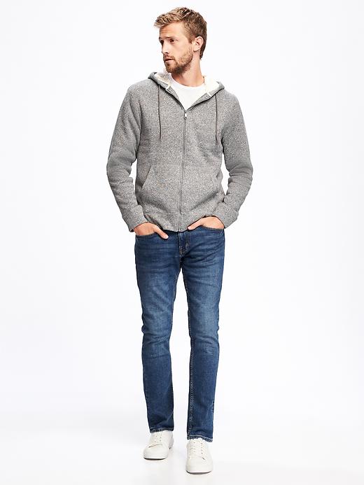 Image number 3 showing, Sherpa-Lined Full-Zip Hoodie for Men