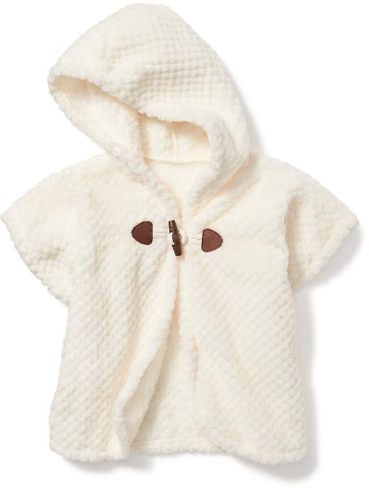 View large product image 1 of 1. Hooded Sherpa Poncho for Toddler
