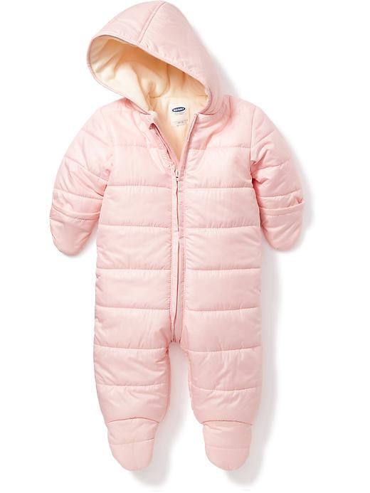 View large product image 1 of 1. Hooded Snowsuit for Baby