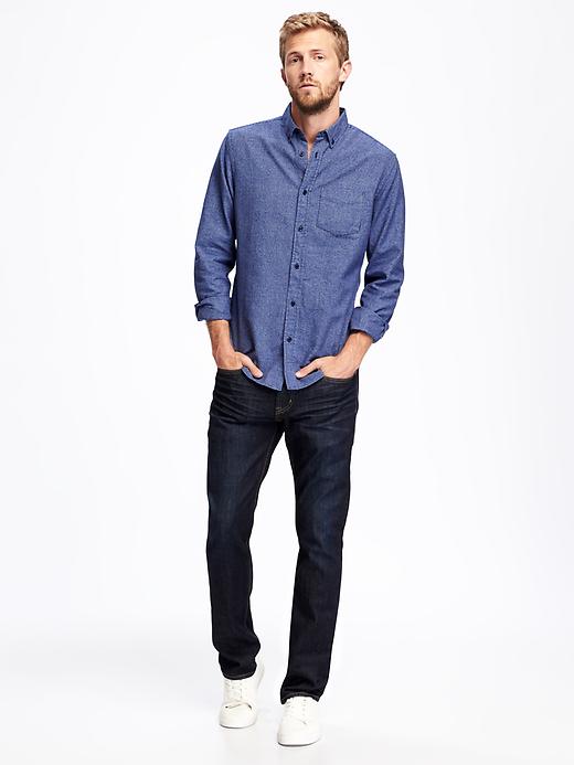 Image number 3 showing, Slim-Fit Houndstooth Shirt for Men