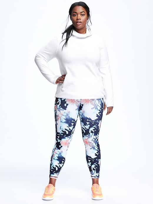 Image number 3 showing, Performance Fleece Plus-Size Funnel-Neck Hoodie
