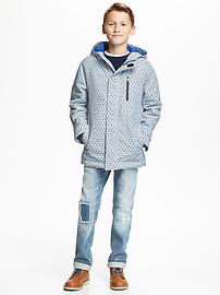 View large product image 3 of 3. Patterned Snowboard Jacket For Boys
