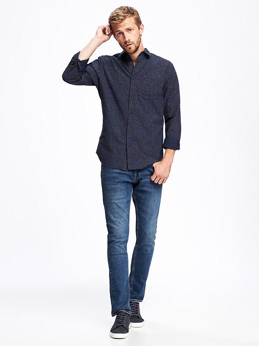 Image number 3 showing, Slim-Fit Pocket Shirt For Men