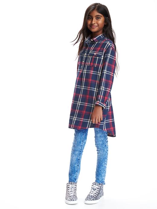 View large product image 1 of 1. Plaid Shirt Dress for Girls