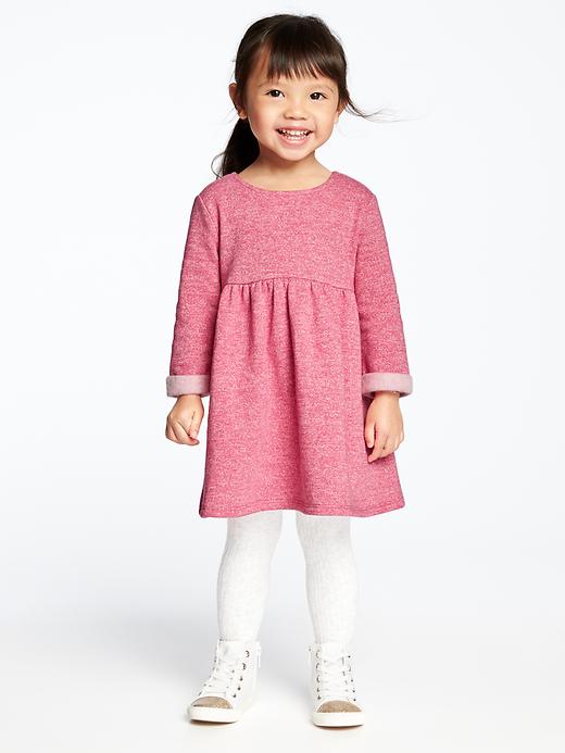 View large product image 1 of 2. Fleece Bow-Back Dress for Toddler