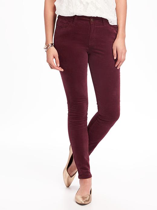 View large product image 1 of 2. Mid-Rise Velvet Rockstar Jeans for Women