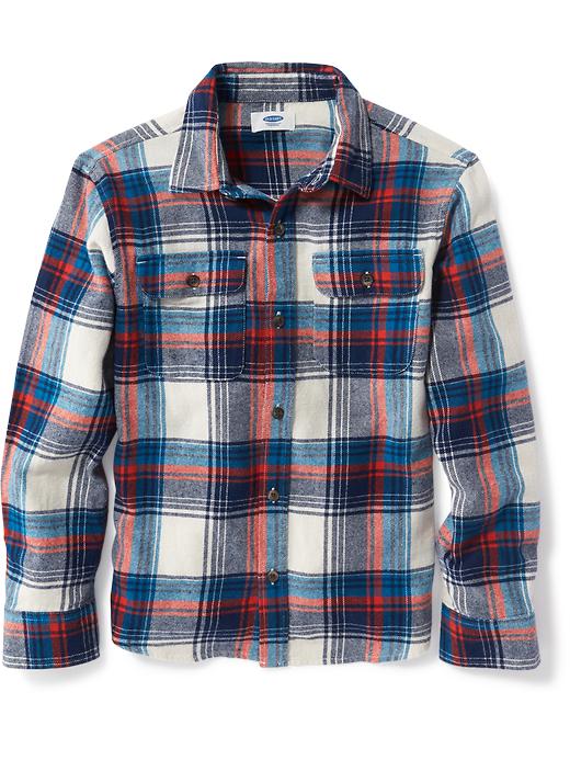 View large product image 1 of 1. Plaid Flannel Shirt For Boys