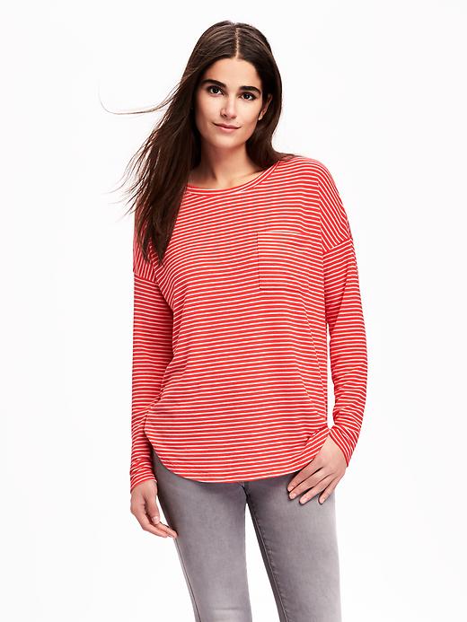 Image number 1 showing, Sweater-Knit Top for Women