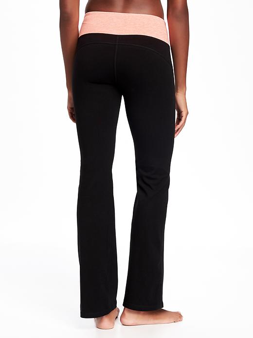 View large product image 2 of 2. Mid-Rise Boot-Cut Yoga Pants for Women