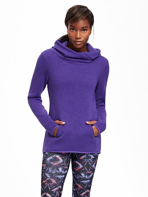 View large product image 1 of 1. Go-Warm Performance Fleece Hoodie Pullover for Women