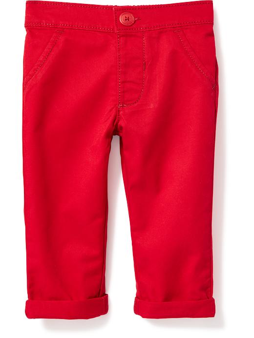 View large product image 1 of 1. Skinny Rolled-Cuff Chinos for Baby
