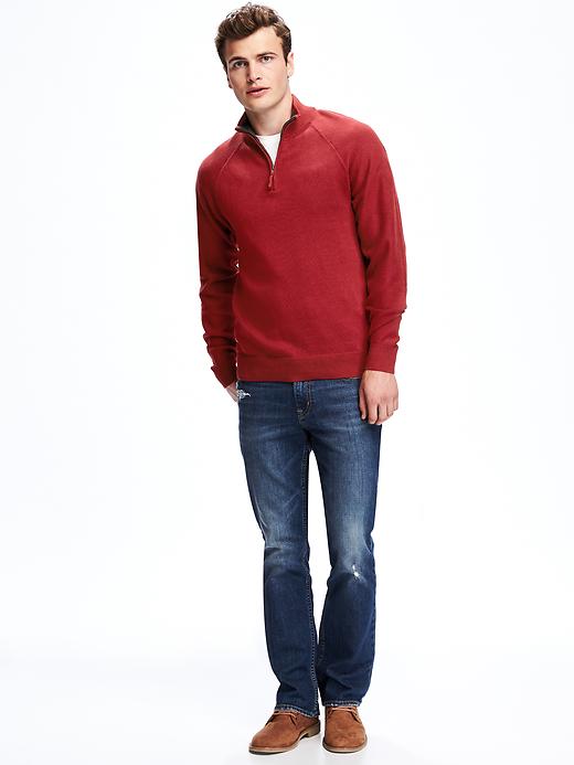 Image number 3 showing, Mock-Neck 1/4-Zip Pullover for Men