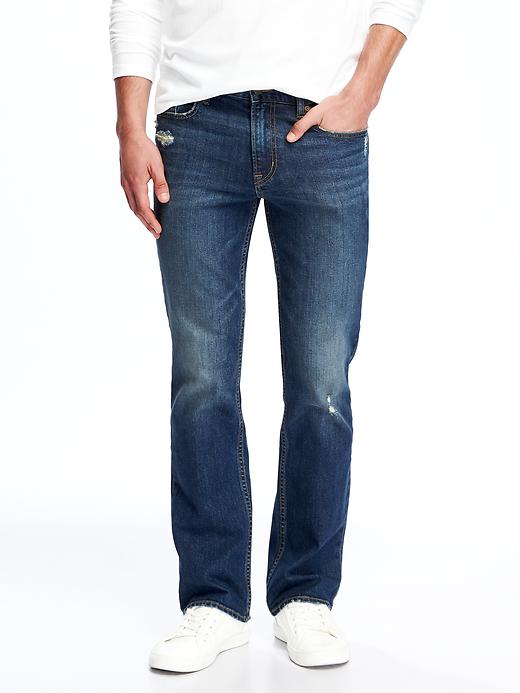 View large product image 1 of 2. Built-In Flex Boot-Cut Jeans for Men