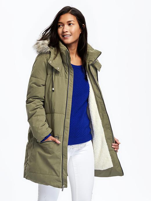 Image number 1 showing, Frost-Free Hooded Parka for Women