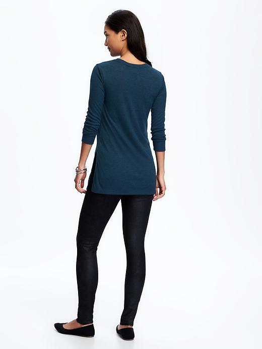 Image number 2 showing, Long & Lean Rib-Knit Tunic for Women
