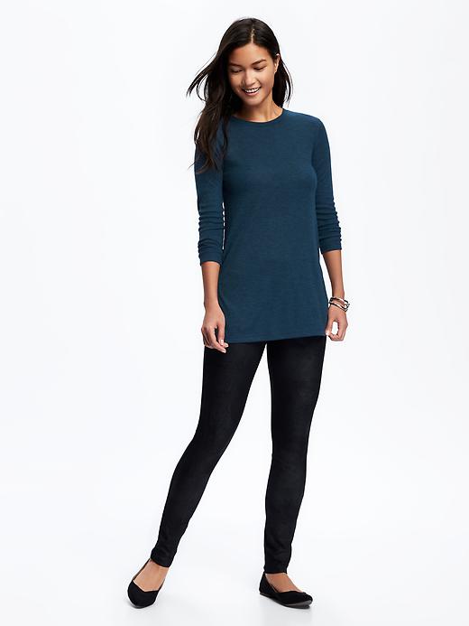Image number 3 showing, Long & Lean Rib-Knit Tunic for Women