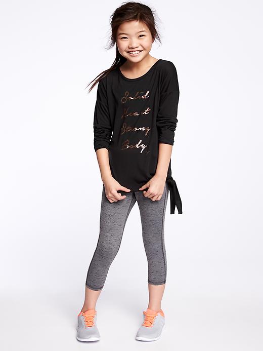 View large product image 2 of 2. Go-Dry Relaxed Graphic Tee for Girls