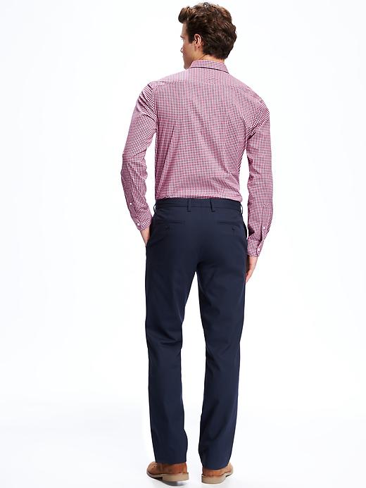 Image number 2 showing, Regular-Fit Built-In Flex Signature Non-Iron Dress Shirt For Men
