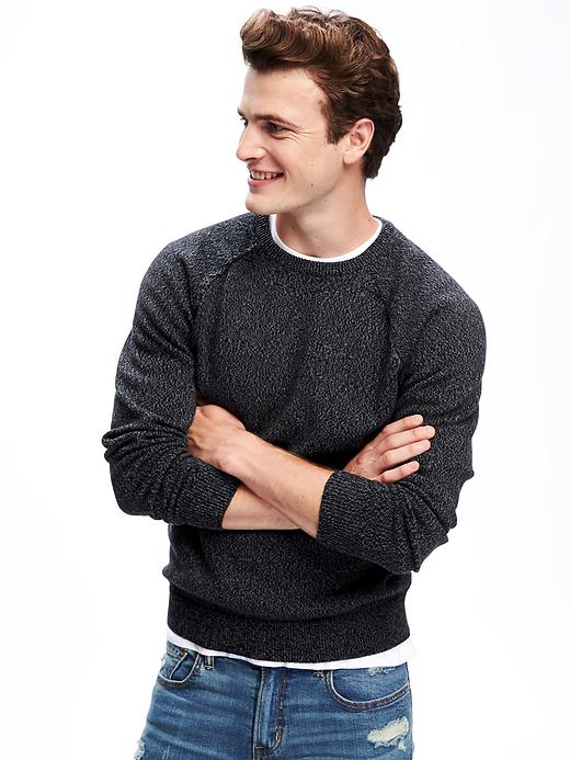 Image number 4 showing, Marled Crew-Neck Sweater for Men