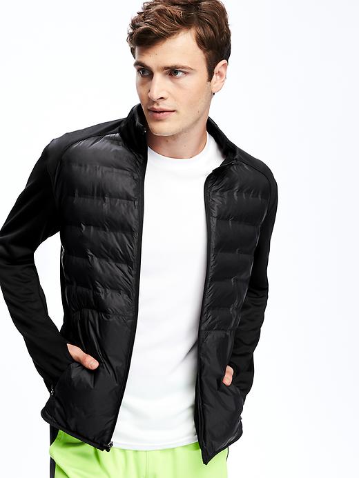 Image number 4 showing, Down Alternative Color-Block Full-Zip Jacket for Men