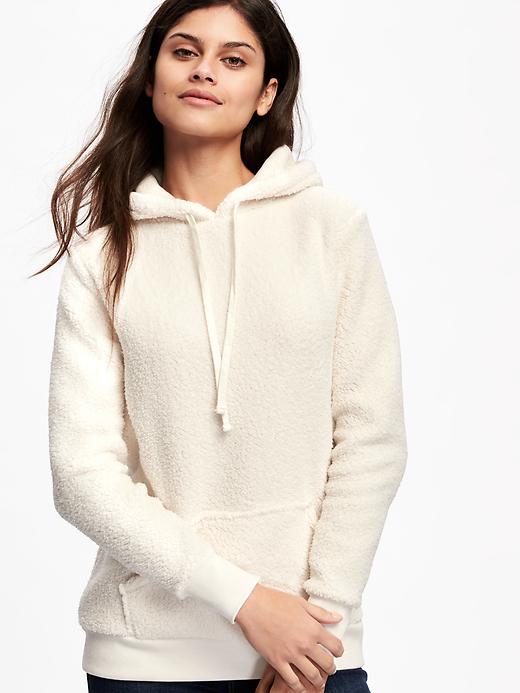 Image number 4 showing, Relaxed Sherpa Hoodie for Women