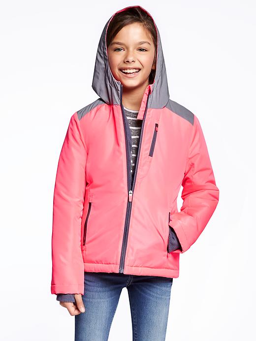 View large product image 1 of 3. Hooded Snowboard Jacket for Girls