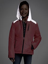 View large product image 3 of 3. Hooded Snowboard Jacket for Girls