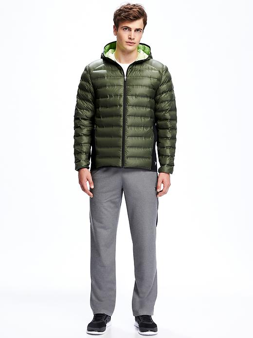 Image number 3 showing, Go-Warm Quilted Down Hooded Jacket for Men