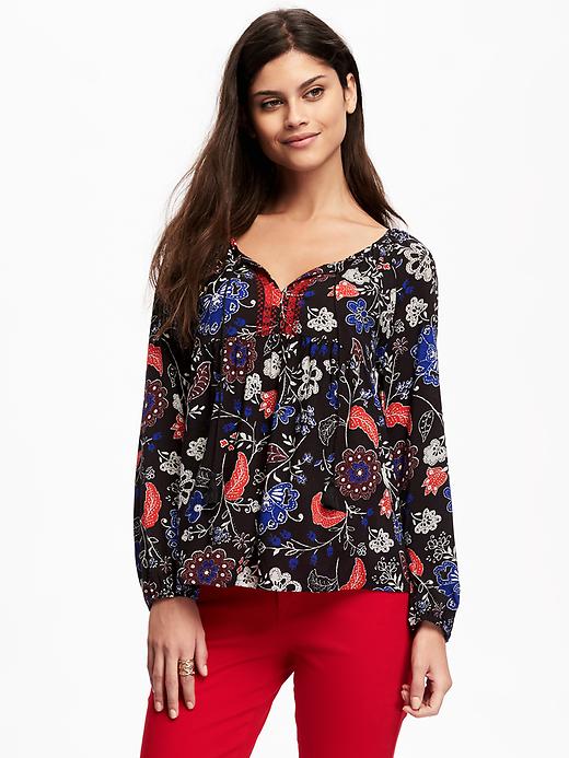 Image number 1 showing, Lightweight Swing Blouse for Women
