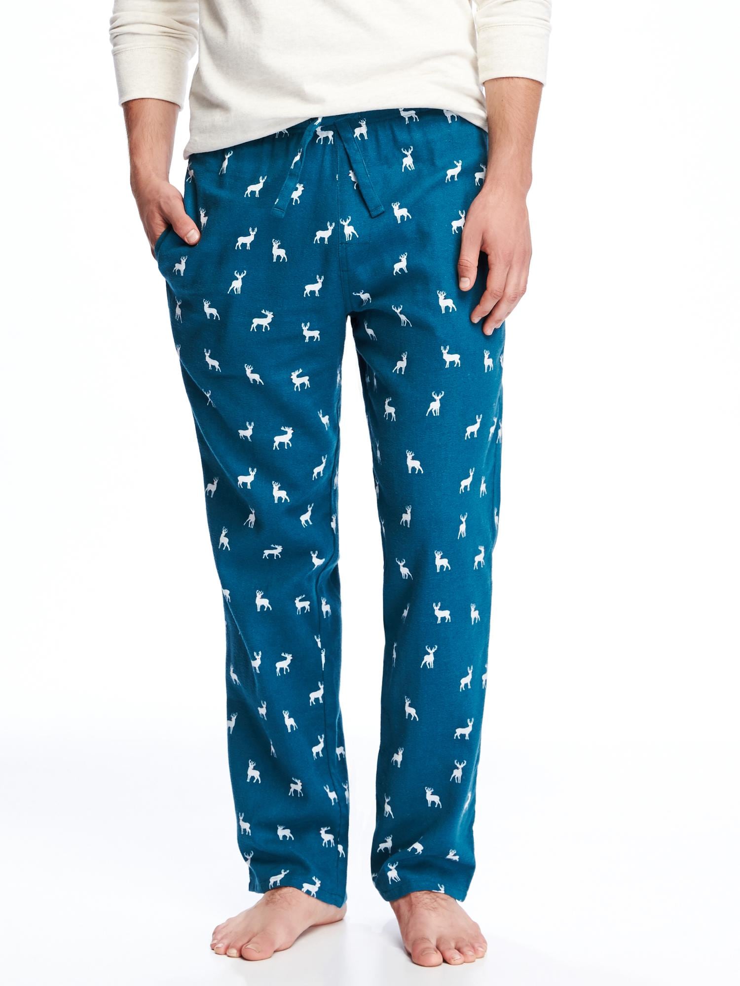 View large product image 1 of 1. Patterned Flannel Sleep Pants for Men