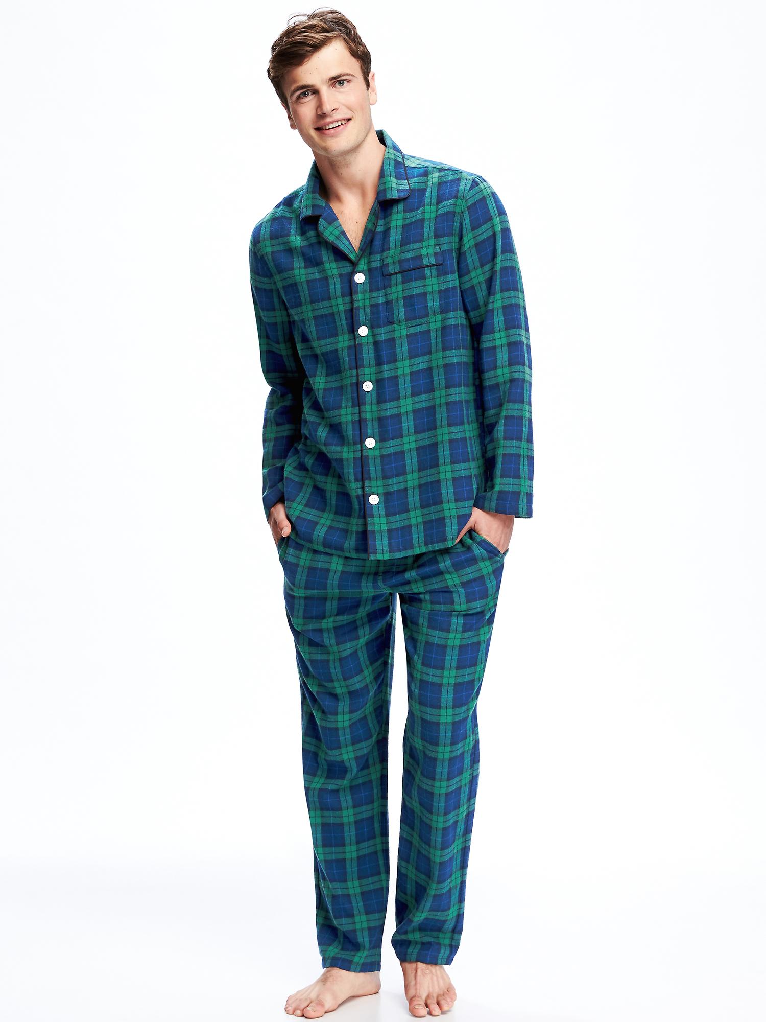 Image number 1 showing, Flannel Pajama Set for Men