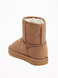 View large product image 3 of 4. Sueded Cozy Boots For Toddler
